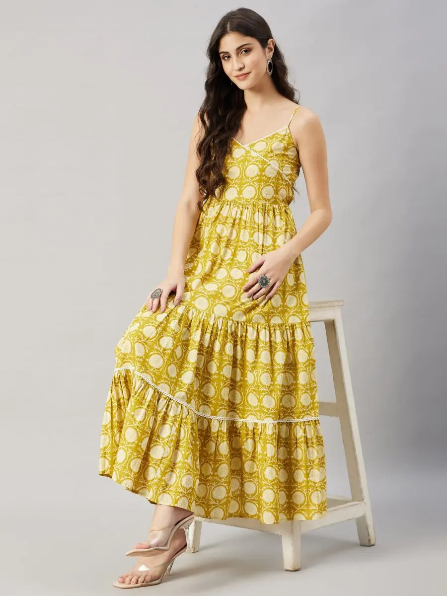 winered-women-yellow-floral-lace-strap-tiered-dress
