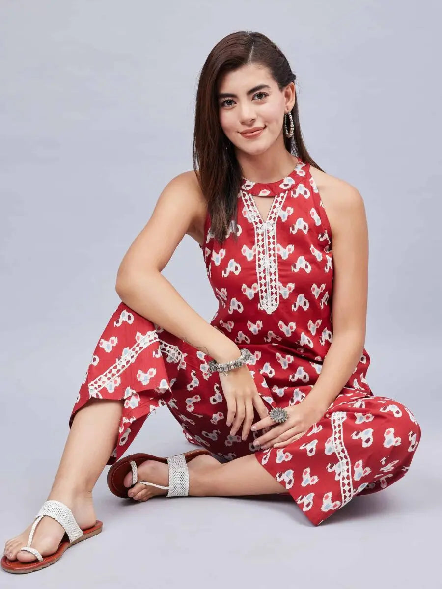 winered-woman-rust-printed-with-lace-coord-set