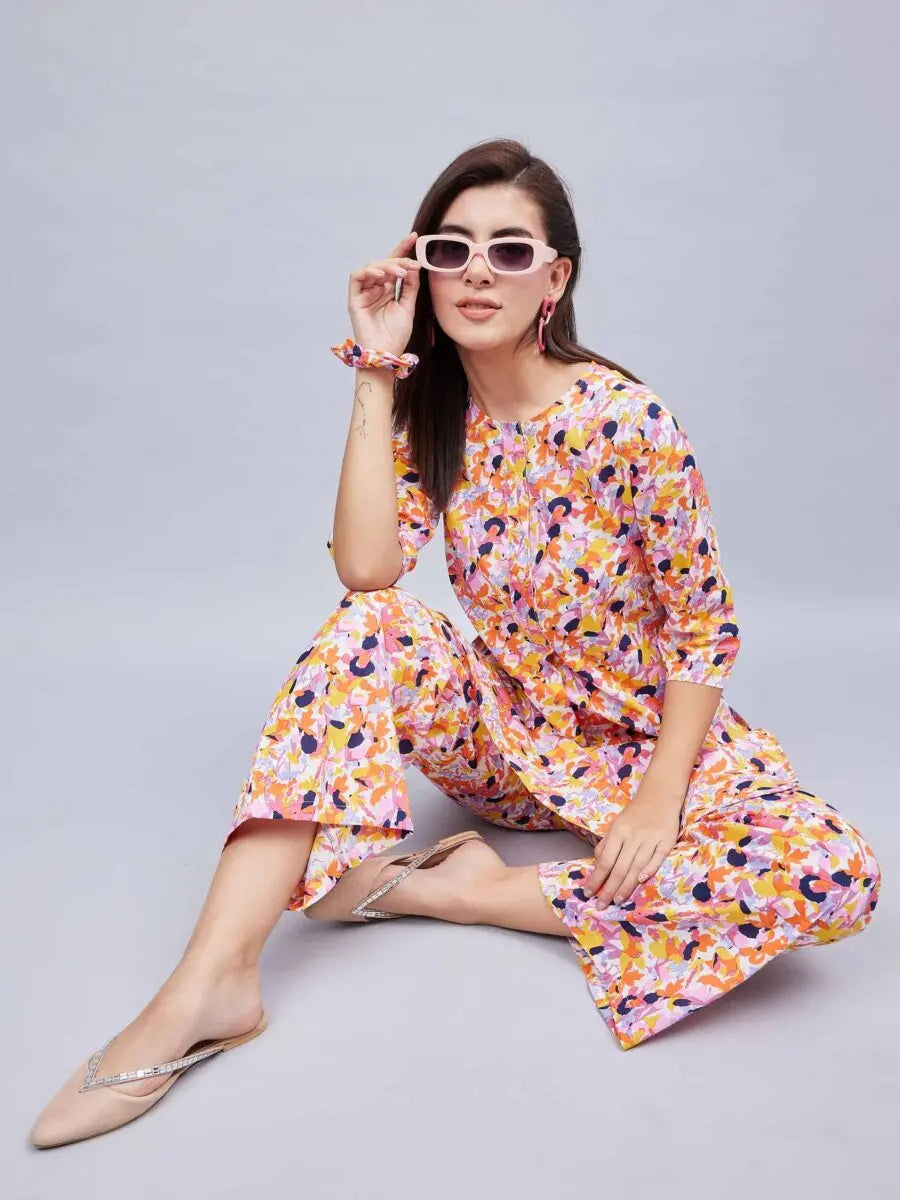 winred-woman-multicolor-printed-front-placket-co-ord-set