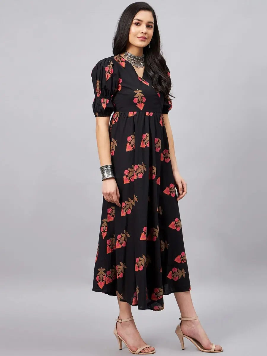winered-women-black-ethenic-motif-printed-a-line-dress
