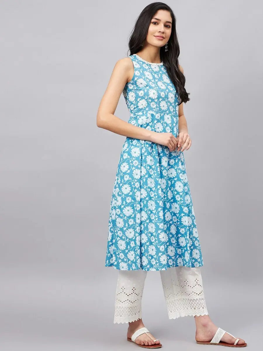 winered-women-sky-blue-kurta-with-lace-keyhole-at-back
