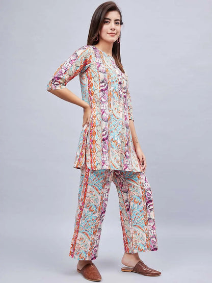 winered-woman-multicolor-printed-front-placket-co-ord-set