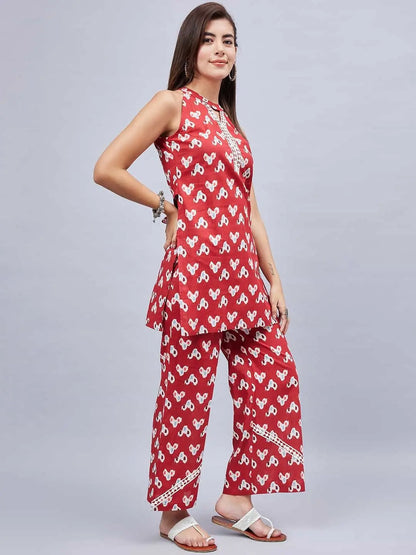 winered-woman-rust-printed-with-lace-coord-set