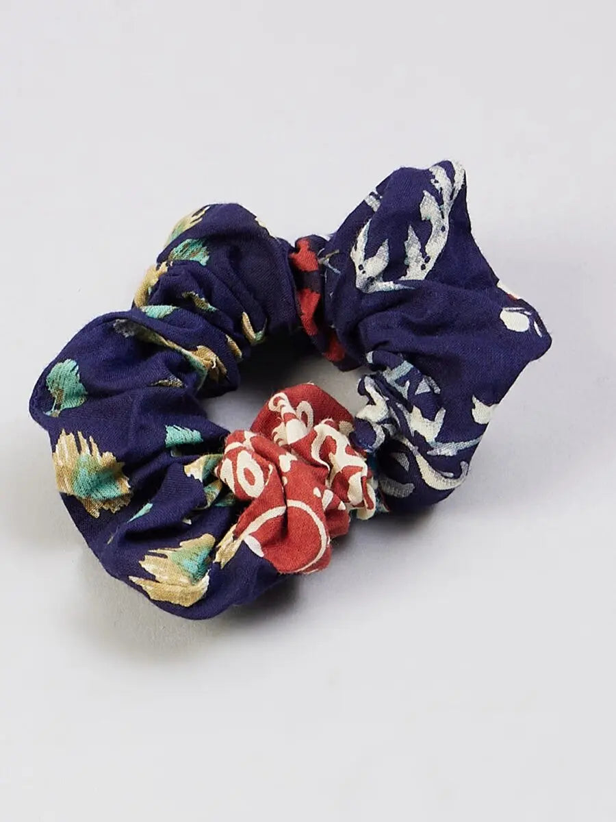 winered-woman-navy-blue-multi-patch-print-collared-co-ord-set