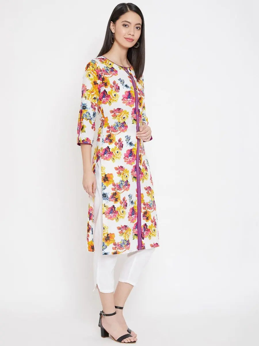 winered-white-straight-pure-cotton-floral-print-kurta