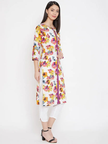 winered-white-straight-pure-cotton-floral-print-kurta