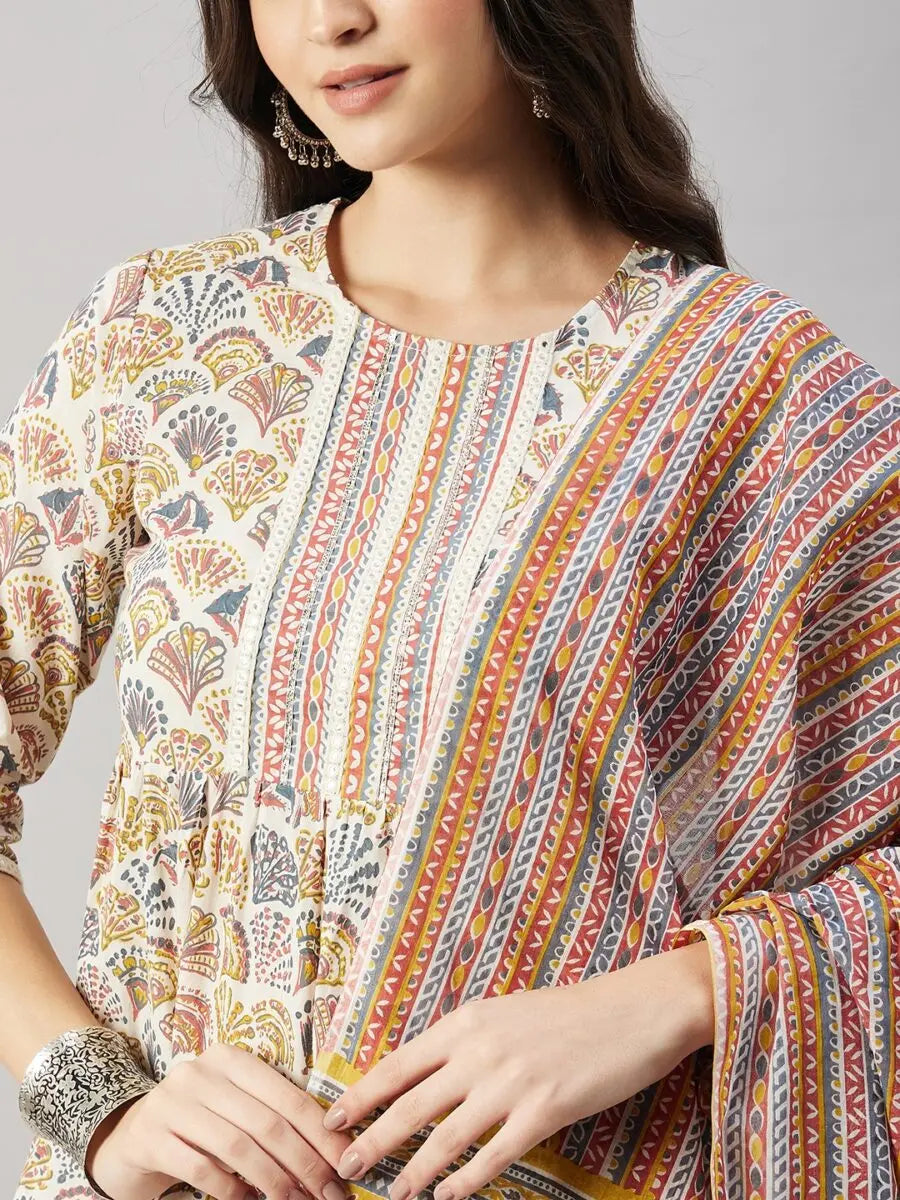 winered-woman-white-geomatric-print-embroidery-neck-sharara-with-dupatta-set