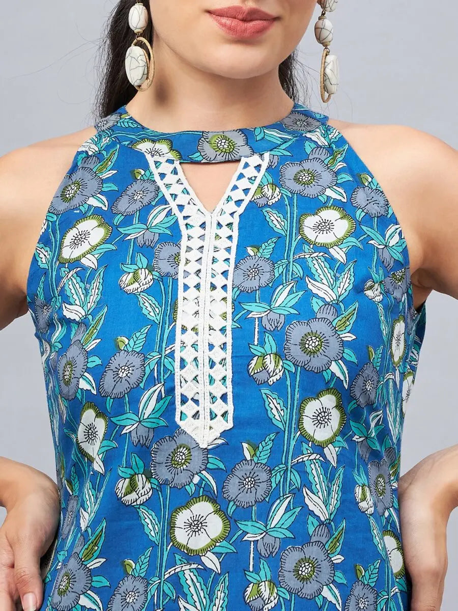 winered-woman-blue-co-ord-set-for-women-with-lace-co-ord-set