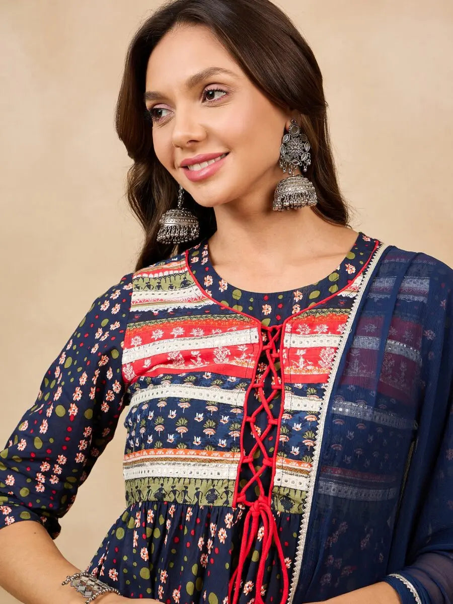 winered-woman-blue-bordered-sharara-kurta-dupatta-set