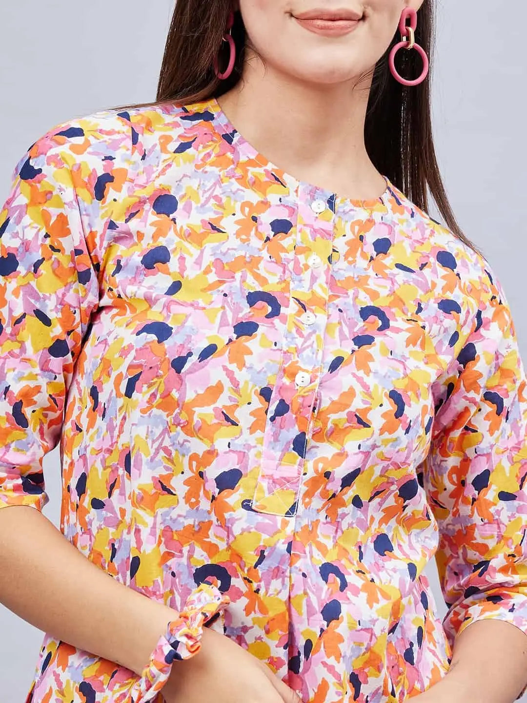 winred-woman-multicolor-printed-front-placket-co-ord-set