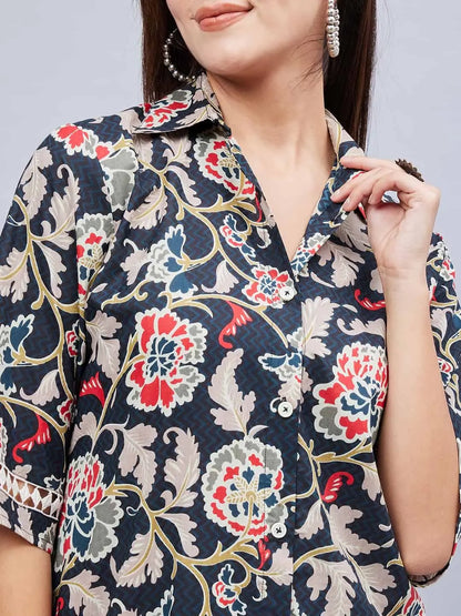 winered-woman-black-oversized-botanical-print-sleeve-lace-co-ord-set