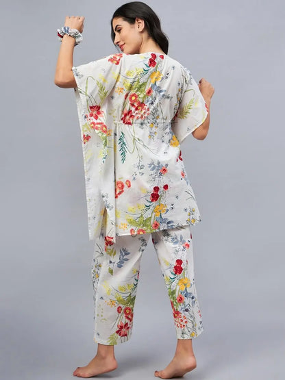 winered-women-white-floral-print-kaftan-night-suit-set-for-women