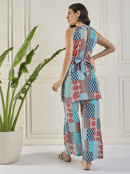 winered-women-light-blue-printed-halter-neck-co-ord-set