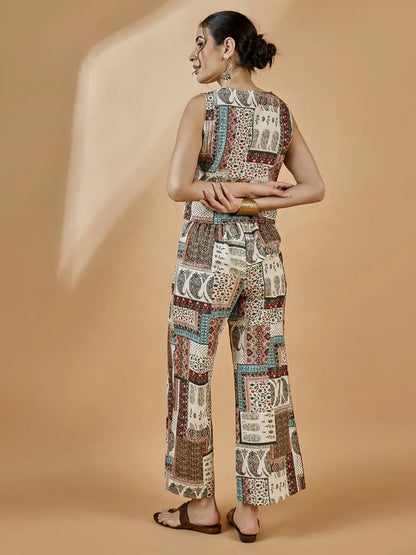 winered-women-waistcoat-and-pant-co-ord-set