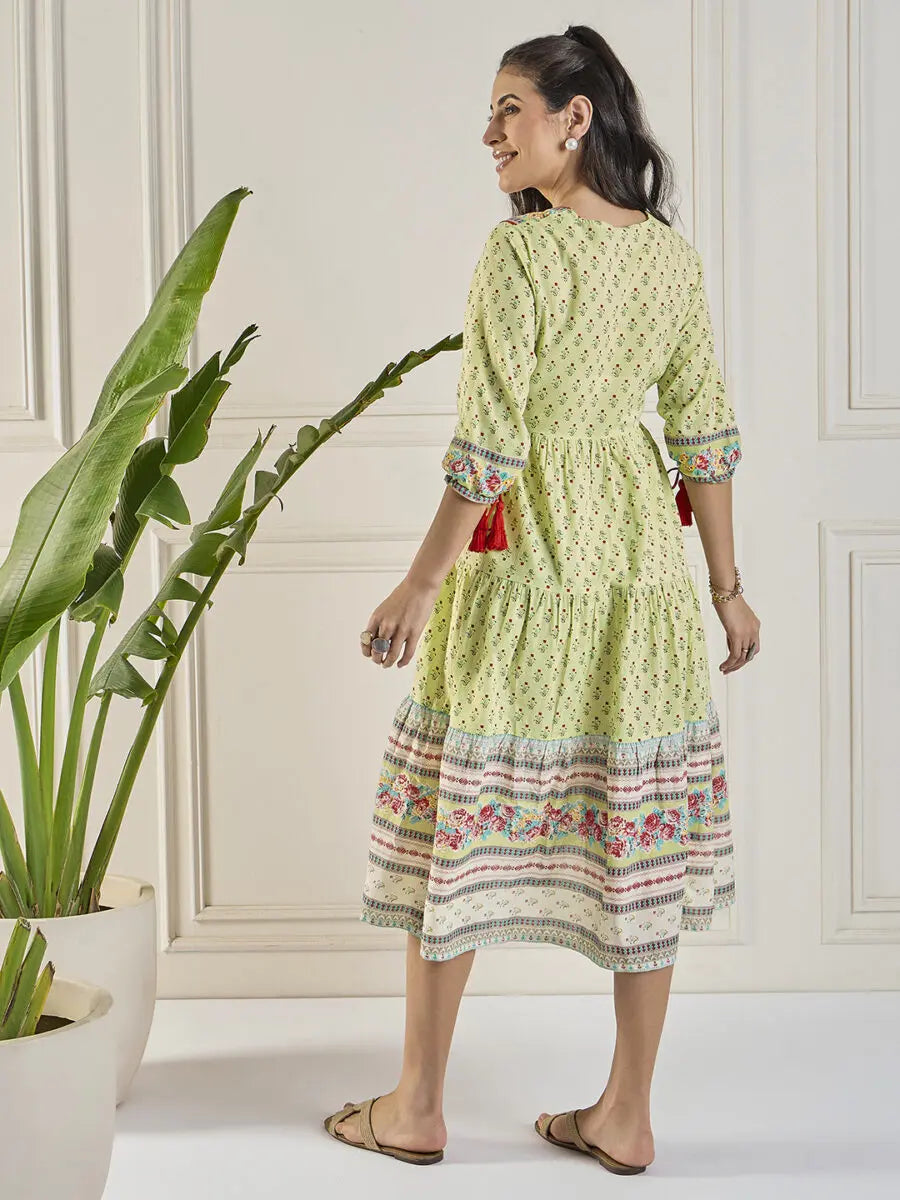 winered-women-lime-placement-print-tiered-dress