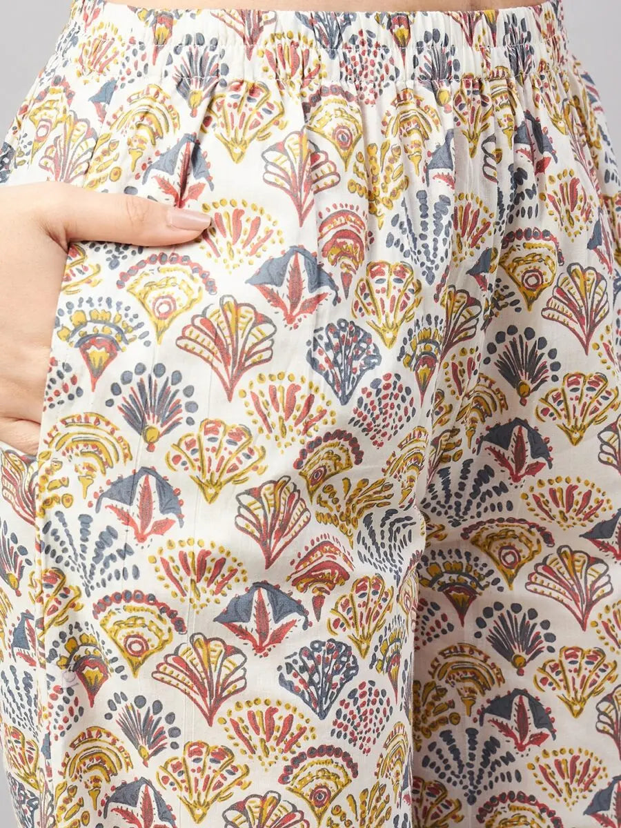 winered-women-white-cotton-coord-sets-for-women-geometric-print-with-lace-detailing