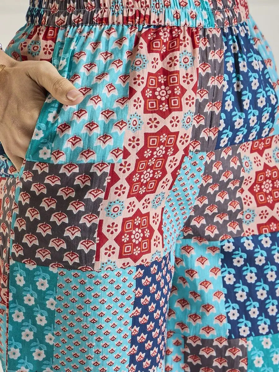 winered-women-light-blue-printed-halter-neck-co-ord-set