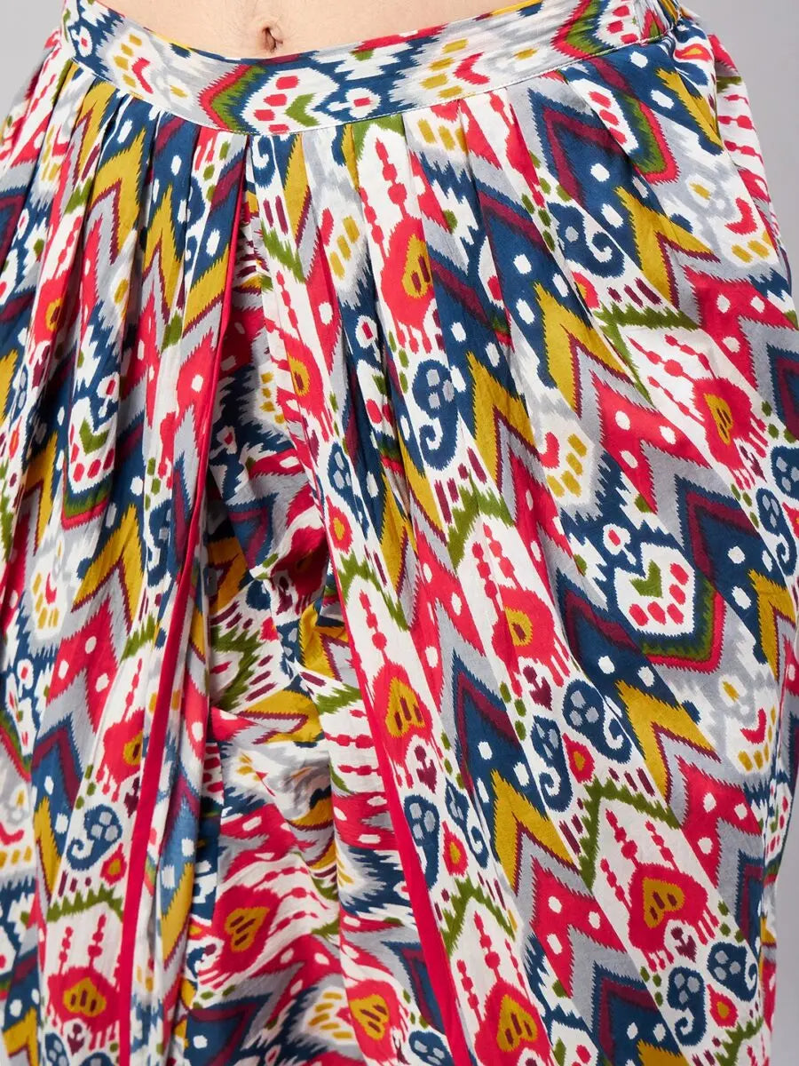 winered-woman-multi-coloured-print-strap-kurta-dhoti-co-ord-set