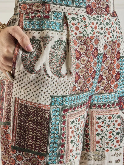 winered-women-overlaped-lapel-collar-co-ord-set