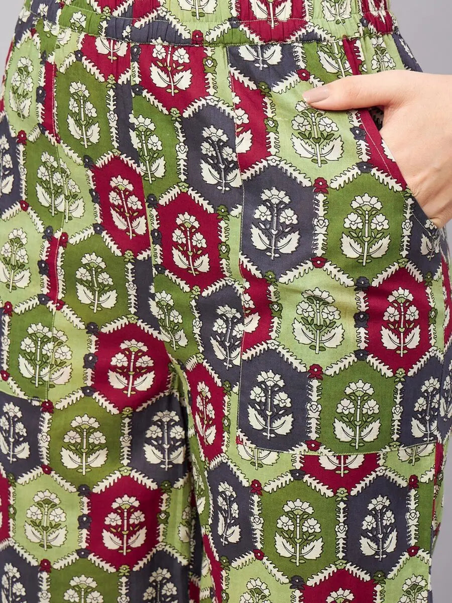 winered-woman-co-ord-sets-ethnic-for-women-waist-cut-out-co-ord-set-with-scrunchies