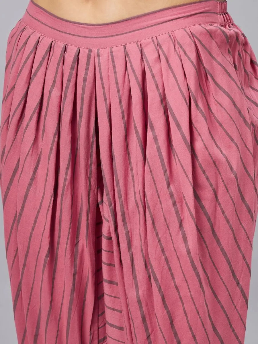 winered-hi-low-set-of-dhoti-kurta-for-women