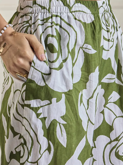 winered-women-green-neck-sleeve-lace-detailing-co-ord-set