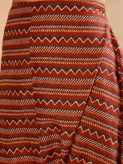 winered-woman-striped-print-crop-shirt-and-harem-pant-co-ord-set