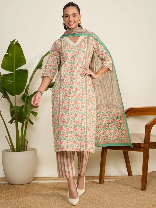 winered-women-printed-v-neck-embroidered-kurta-pant-dupatta-set