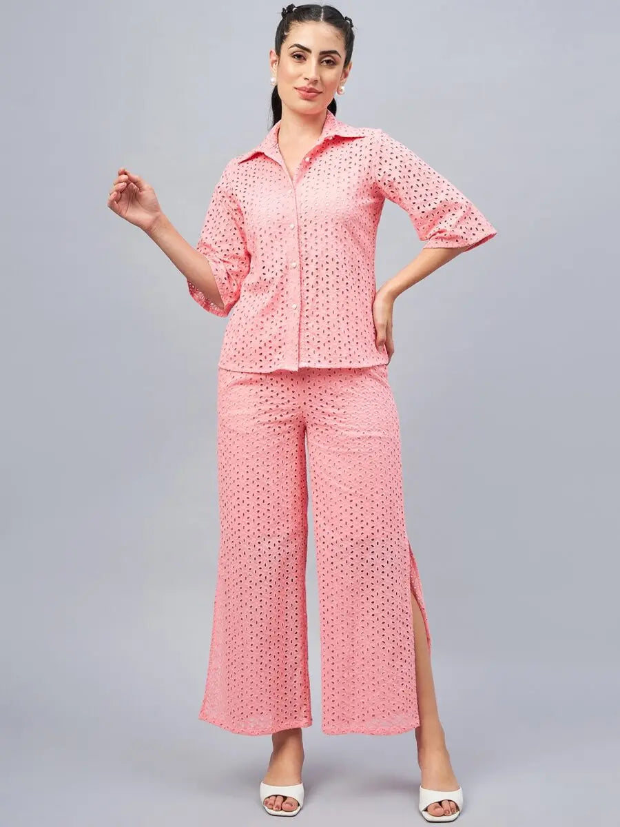 winered-woman-pink-schiffli-oversized-shirt-and-pant-co-ord-set