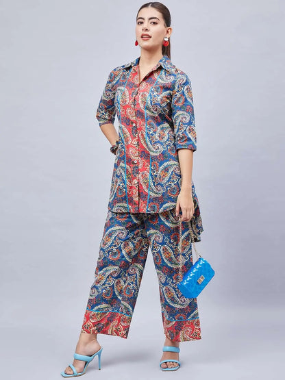 winered-woman-blue-paisley-print-hi-low-coord-set