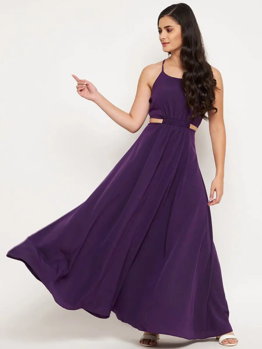 winered-purple-crepe-cut-out-long-dress