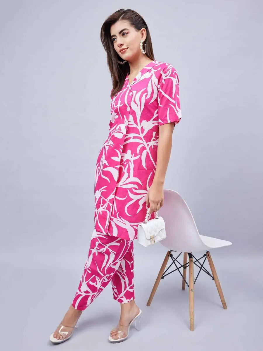 winered-woman-pink-printed-blazer-style-co-ord-set