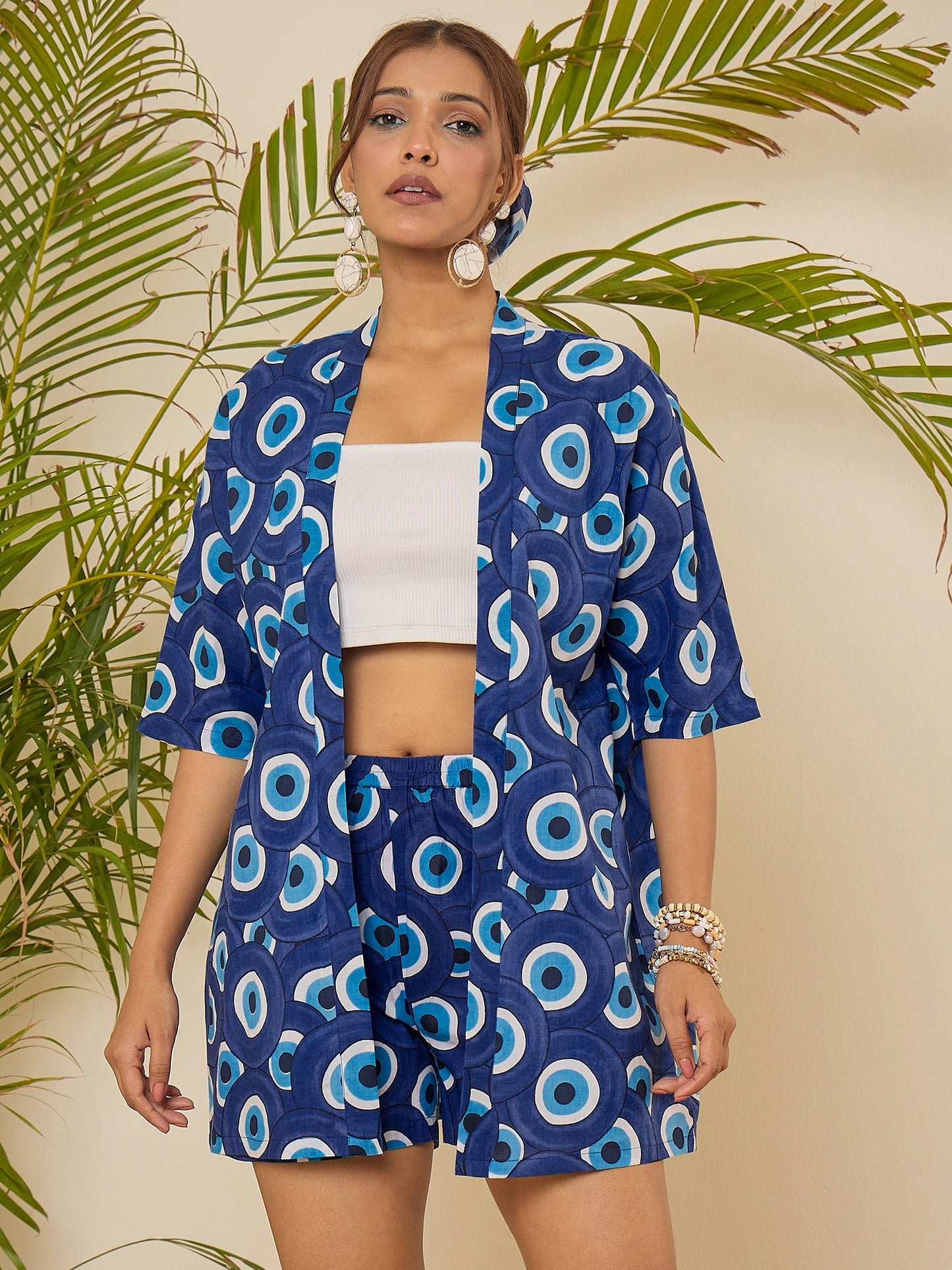 women-cotton-blue-evil-eye-printed-kimono-co-ord-set