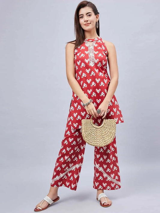 winered-woman-rust-printed-with-lace-coord-set