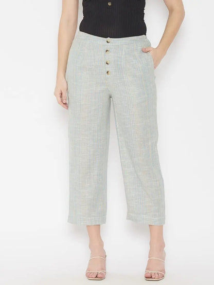 winered-blue-regular-fit-cotton-texetured-trouser