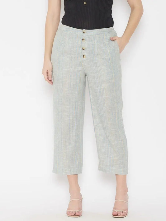 winered-blue-regular-fit-cotton-texetured-trouser