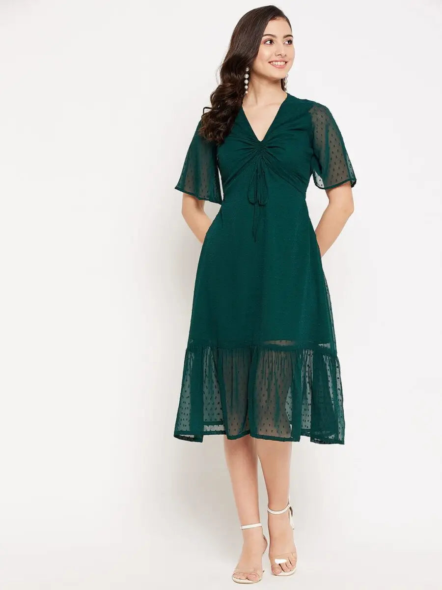 winered-winered-green-casual-wear-a-line-dress