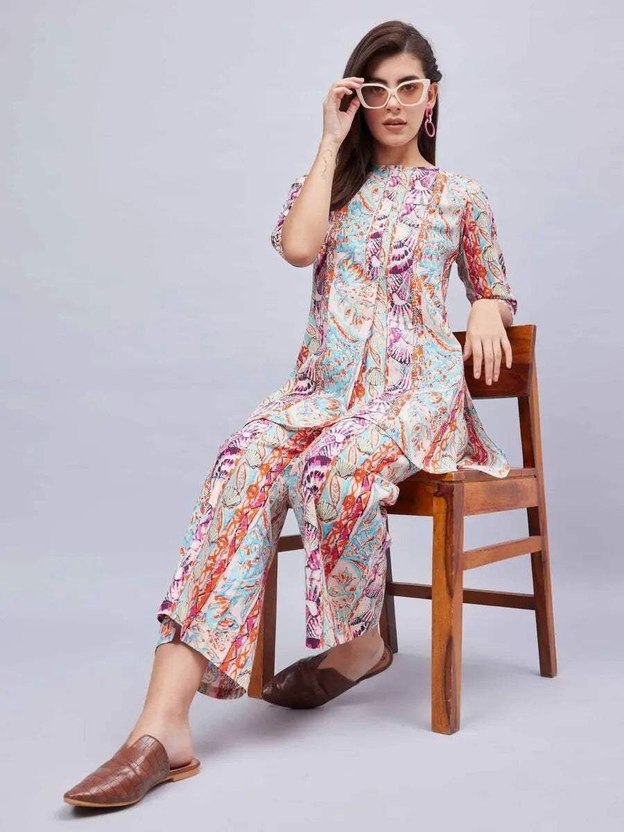 winered-woman-multicolor-printed-front-placket-co-ord-set