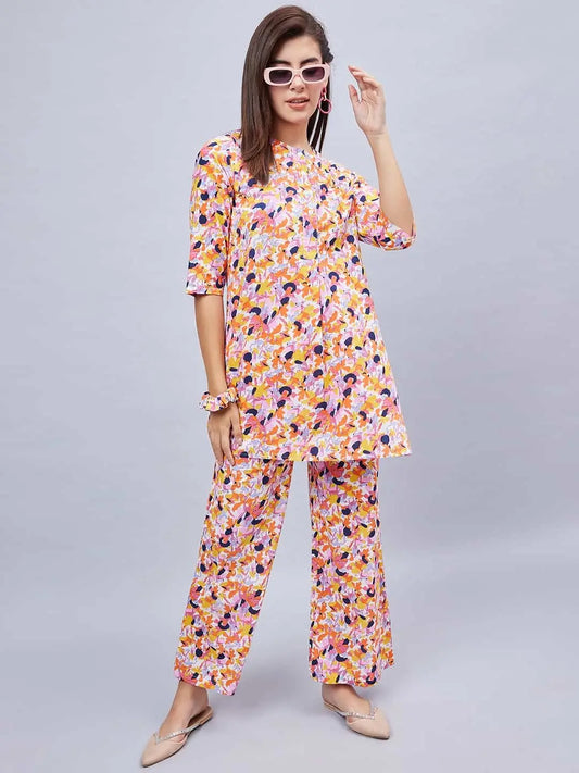 winred-woman-multicolor-printed-front-placket-co-ord-set