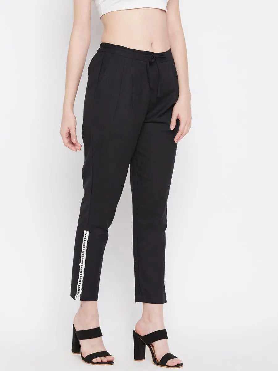 winered-black-regular-fit-solid-trouser