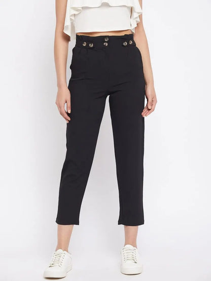 winered-black-regular-fit-polyester-solid-trouser