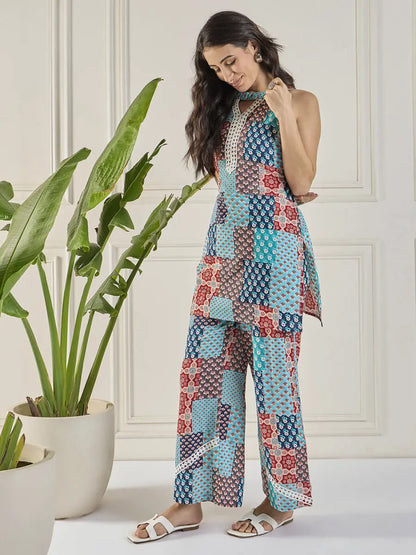 winered-women-light-blue-printed-halter-neck-co-ord-set