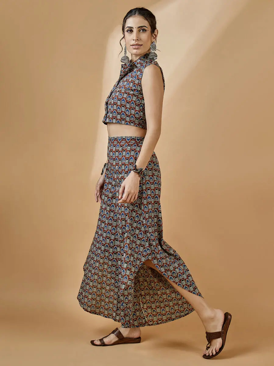 winered-women-brown-crop-top-and-flared-pant-co-ord-set
