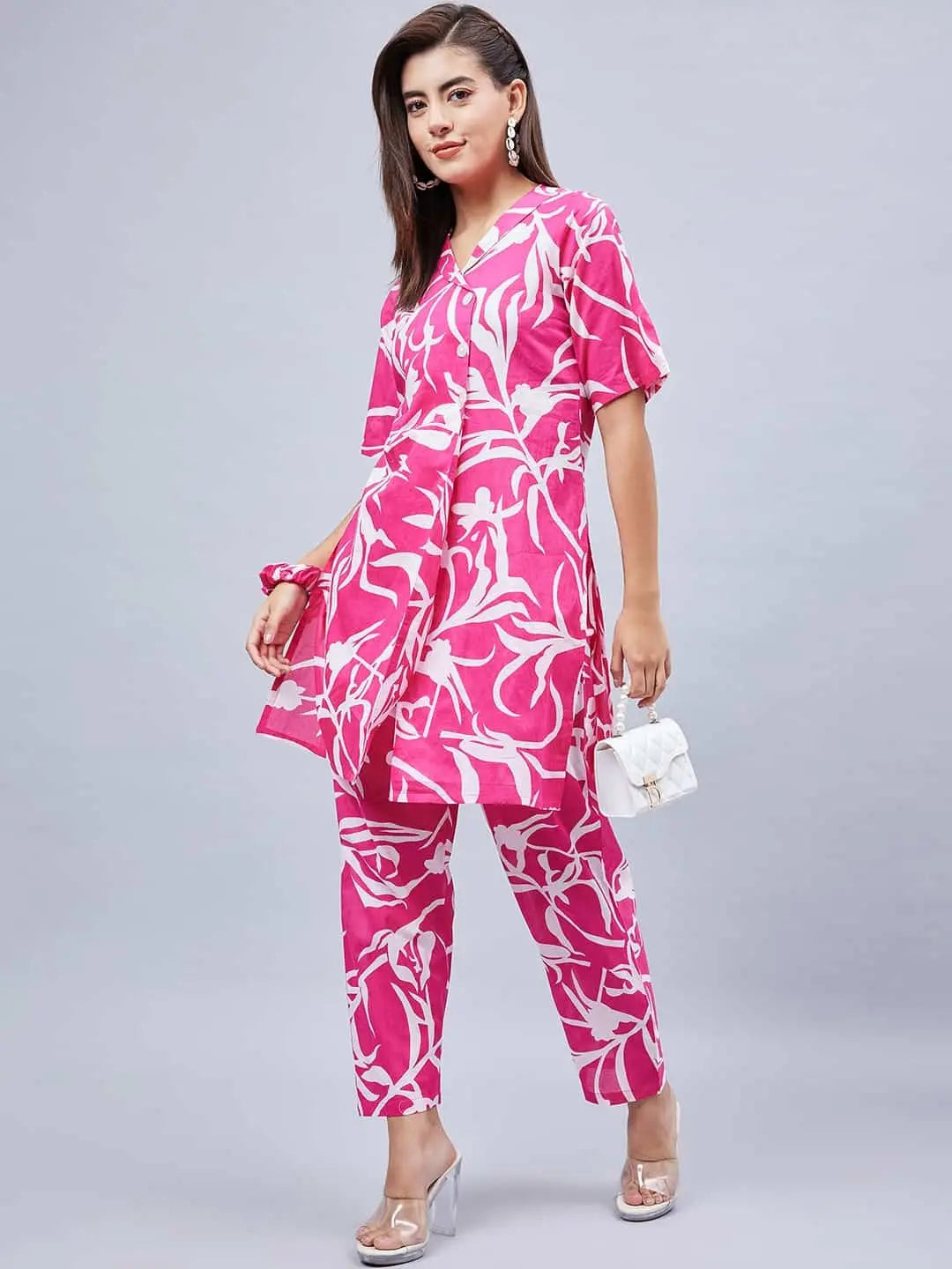 winered-woman-pink-printed-blazer-style-co-ord-set