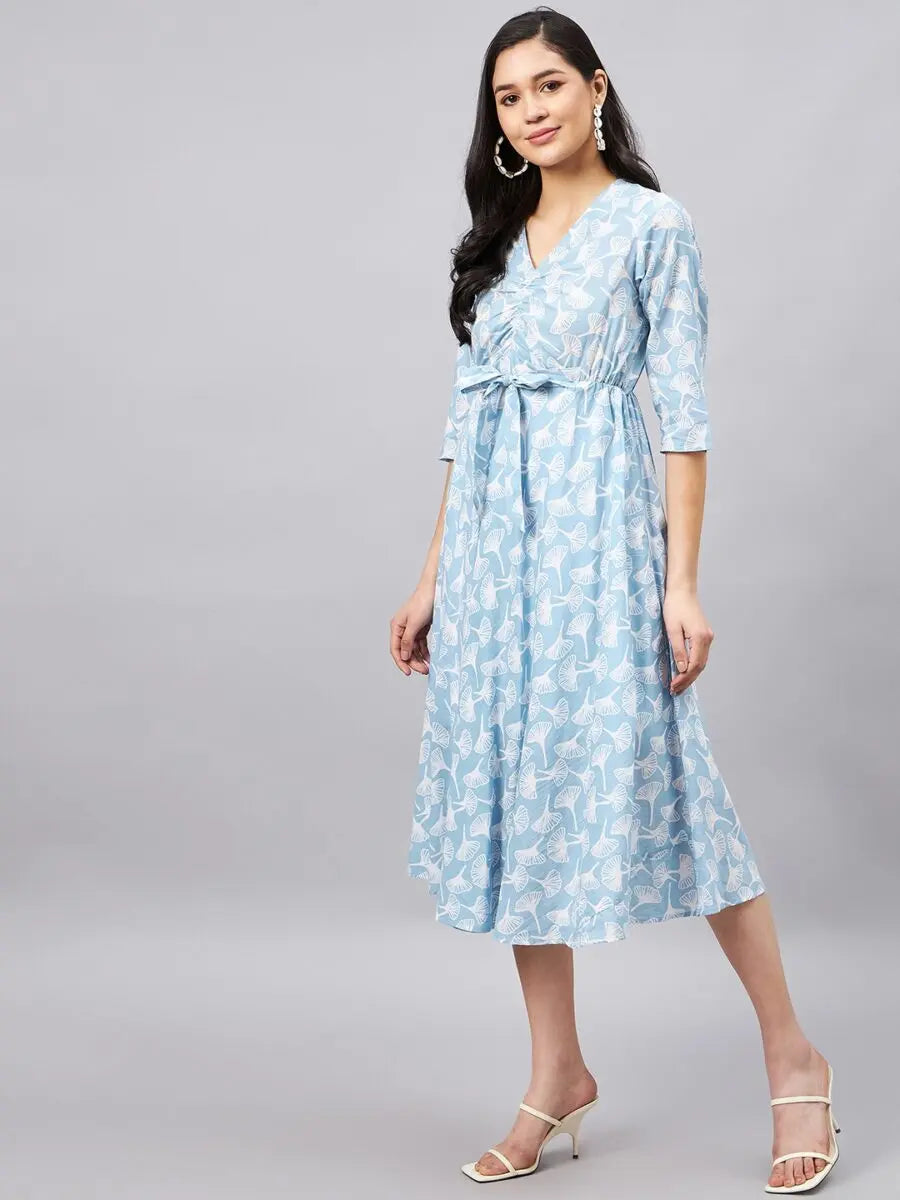 winered-light-blue-floral-print-dress