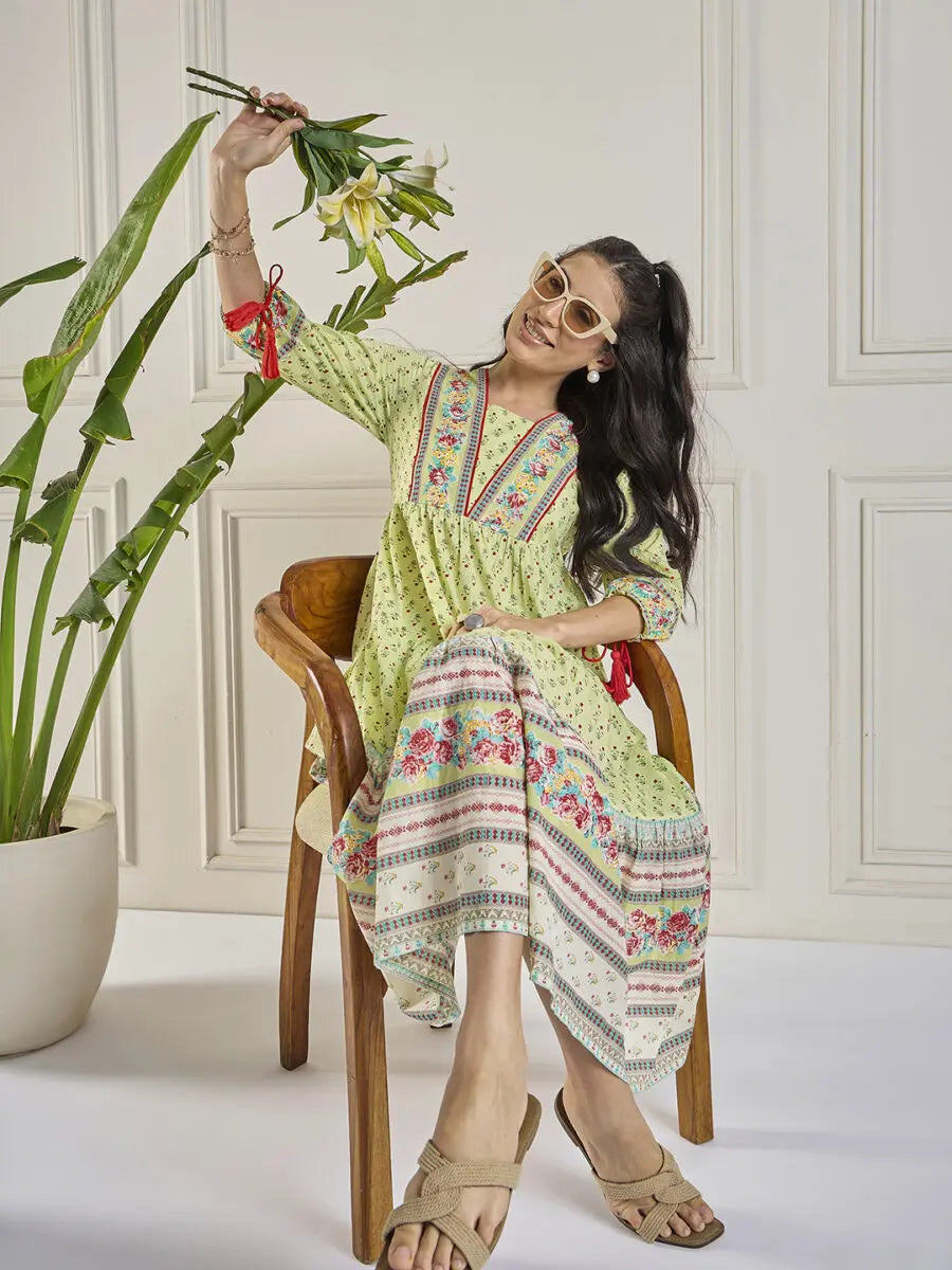 winered-women-lime-placement-print-tiered-dress