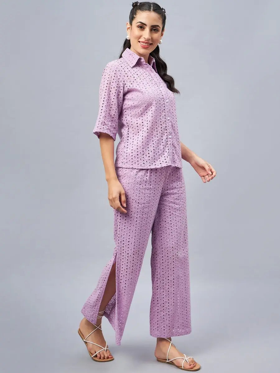 winered-woman-purple-schiffli-oversized-shirt-and-pant-co-ord-set