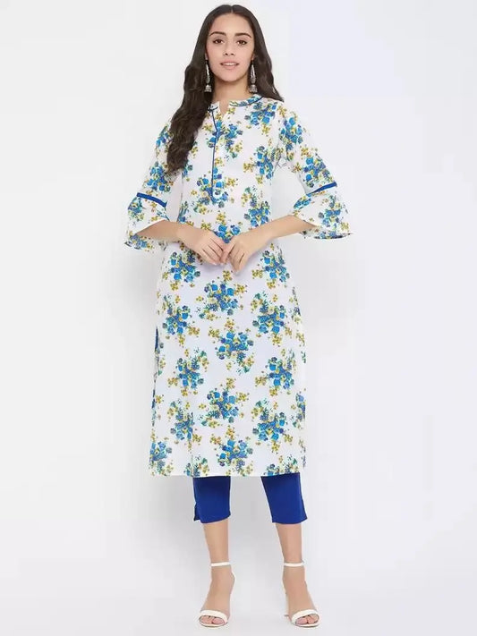 winered-white-floral-printed-straight-cotton-kurta