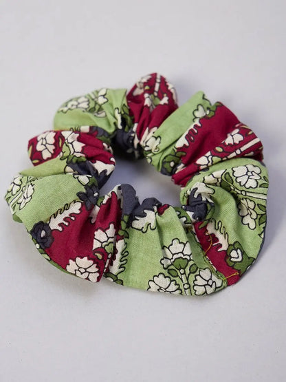 winered-woman-co-ord-sets-ethnic-for-women-waist-cut-out-co-ord-set-with-scrunchies