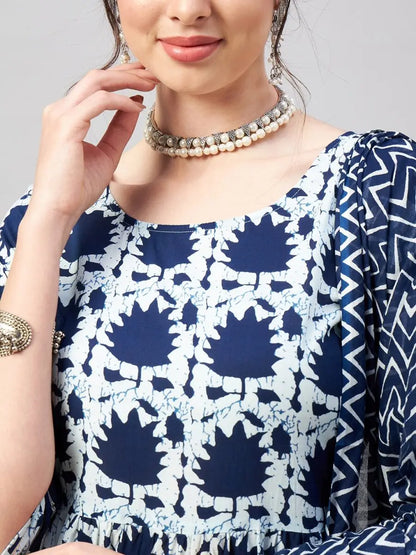 winered-women-blue-back-neck-gota-detailing-flared-kurta-dupatta-set